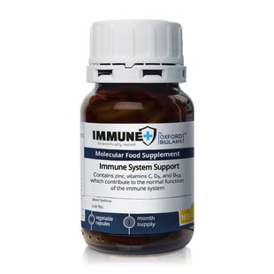 Молекулярная добавка для иммунитета с цинком Oxford Biolabs Immune+ Molecular System Support 90 шт - основное фото