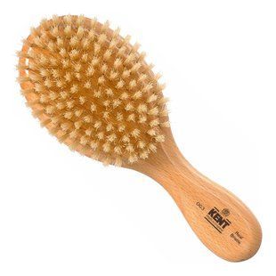 Мужская щётка для нормальных волос Kent Brushes Mens Finest Beechwood Pure White Bristle Oval Club Brush OG3 L - основное фото