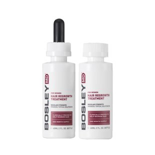 Раствор с миноксидилом для восстановления роста волос у женщин BosleyMD Women's Regular Strength Minoxidil 2% Topical (Dropper) 2 x 60 мл - основное фото