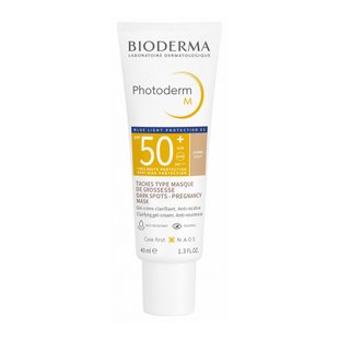 Солнцезащитный гель-крем против пигментации Bioderma Photoderm М Clarifying Gel-Cream SPF 50+ Light 40 мл - основное фото