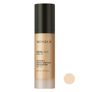 Увлажняющая основа для макияжа с витамином С Skeyndor Skincare Make Up Vitamin C Hydra Comfort Foundation SPF 20 01 30 мл - основное фото