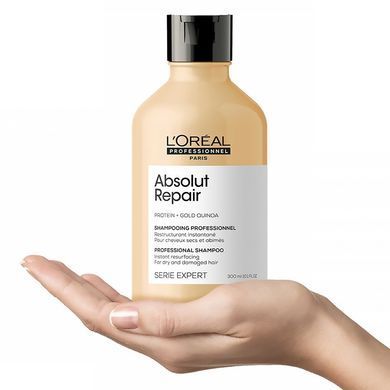 Відновлювальний шампунь L'Oreal Professionnel Absolut Repair Protein + Gold Quinoa Shampoo 300 мл - основне фото