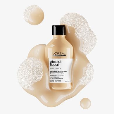 Відновлювальний шампунь L'Oreal Professionnel Absolut Repair Protein + Gold Quinoa Shampoo 300 мл - основне фото