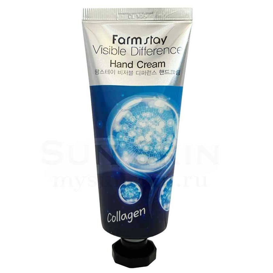 Крем для рук с коллагеном Farmstay Visible Difference Hand Cream Collagen 50 мл - основное фото