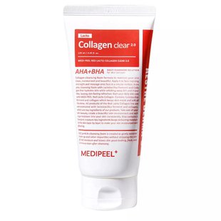 Пенка для умывания с коллагеном MEDI-PEEL Red Lacto Lacto Collagen Clear Foam Cleanser 2.0 120 мл - основное фото