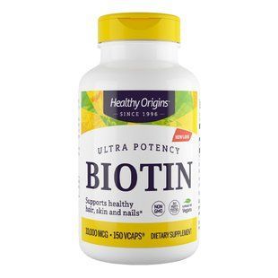 Біотин Healthy Origins Ultra Potency Biotin 10000 mcg 150 шт - основне фото