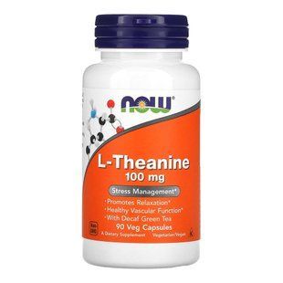 L-теанін Now Foods L-Theanine 100 mg 90 шт - основне фото