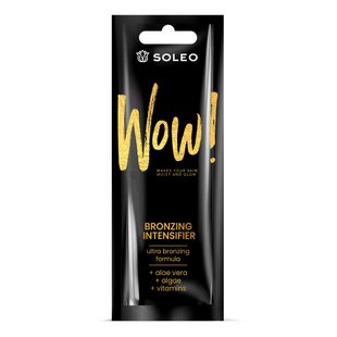 Лосьйон для засмаги в солярії SOLEO Black and Gold Wow Bronzing Intensifier 15 мл - основне фото