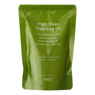 Очищающее гидрофильное масло Purito From Green Cleansing Oil Refill 200 мл - основное фото