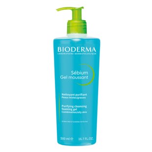 Очищающий гель для лица BIODERMA Sebium Gel Moussant 500 мл - основное фото