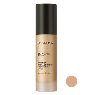 Увлажняющая основа для макияжа с витамином С Skeyndor Skincare Make Up Vitamin C Hydra Comfort Foundation SPF 20 02 30 мл - основное фото