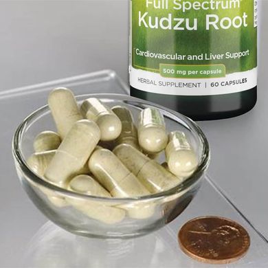 Добавка для сердца и печени Swanson Full Spectrum Kudzu Root 500 mg 60 шт - основное фото