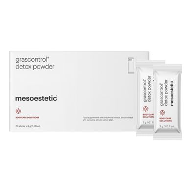 Пищевая добавка для детоксикации Mesoestetic Grascontrol Detox Powder 20x3 г - основное фото