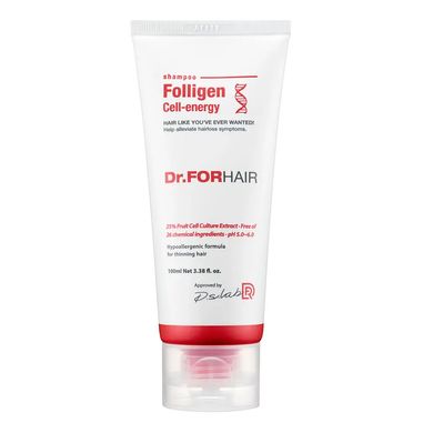 Шампунь для зміцнення та відновлення зрілого волосся Dr. FORHAIR Folligen Cell-Energy Shampoo 100 мл - основне фото