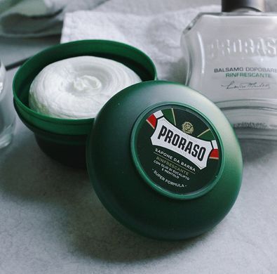 Освіжаюче мило для гоління з евкаліптом і ментолом Proraso Shaving Soap Jar Refresh Eucalyptus 150 мл - основне фото