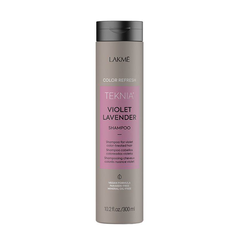 Шампунь для окрашенных волос фиолетовых оттенков Lakme Teknia Color Refresh Violet Lavender Shampoo 300 мл - основное фото