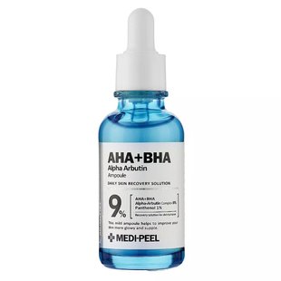 Освітлювальна пілінг-ампула з арбутином MEDI-PEEL AHA BHA Alpha Arbutin Ampoule 30 мл - основне фото