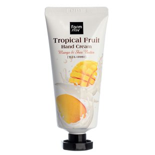 Крем для рук с экстрактом манго и маслом ши FarmStay Tropical Fruit Hand Cream Mango & Shea Butter 50 мл - основное фото