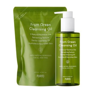 Очищающее гидрофильное масло Purito From Green Cleansing Oil 400 мл - основное фото