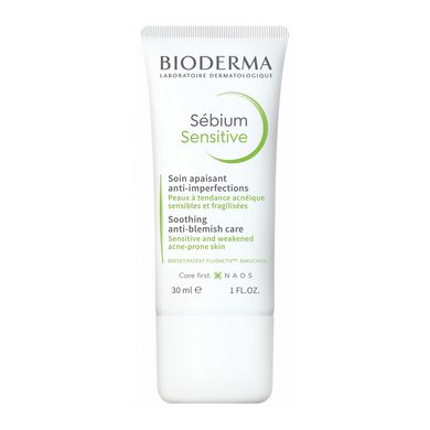 Успокаивающее средство Bioderma Sebium Sensitive Soothing Anti-Blemish Care 30 мл - основное фото