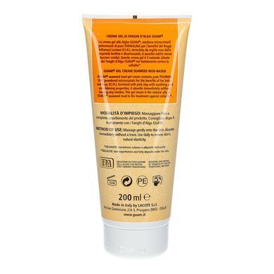 Антицеллюлитный подтягивающий гель для тела GUAM Fanghi d'Alga Fir Crema Gel Tormalina 200 мл - основное фото