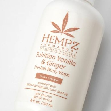 Крем-гель для душа «Таитянская ваниль-Имбирь» HEMPZ Aromabody Tahitian Vanilla & Ginger Herbal Body Wash 237 мл - основное фото