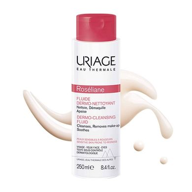 Очищающая эмульсия для кожи склонной к покраснениям Uriage Roseliane Dermo-Cleansing Fluid 250 мл - основное фото