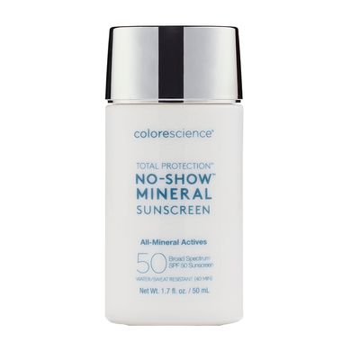 Прозрачный минеральный солнцезащитный флюид Colorescience Total Protection No-Show Mineral Sunscreen SPF 50 50 мл - основное фото
