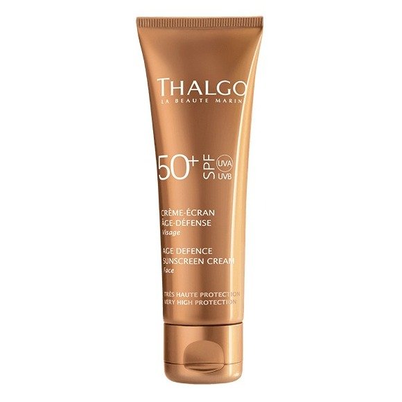 Антивозрастной солнцезащитный крем для лица SPF 50+ THALGO Age Defence Sun Screen Cream SPF 50+ 50 мл - основное фото