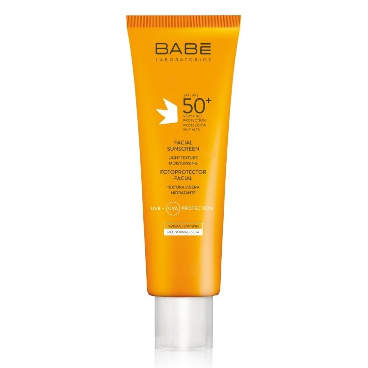 Солнцезащитный крем для сухой кожи BABE Laboratorios Sun Protection Fotoprotector Facial Sunscreen SPF 50 50 мл - основное фото