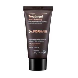 Бальзам-кондиционер для восстановления цвета седых волос Dr. FORHAIR Folligen Black Treatment 50 мл - основное фото