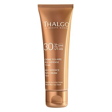 Антивозрастной солнцезащитный крем для лица THALGO Age Defence Sun Screen Cream SPF 30+ 50 мл - основное фото