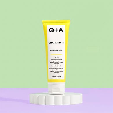 Очищувальний бальзам для обличчя з грейпфрутом Q+A Grapefruit Cleansing Balm 125 мл - основне фото