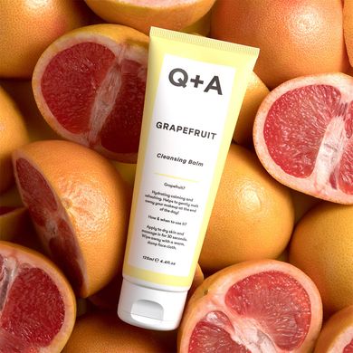 Очищувальний бальзам для обличчя з грейпфрутом Q+A Grapefruit Cleansing Balm 125 мл - основне фото