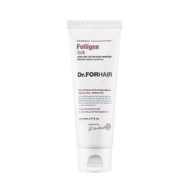 Шампунь для сухих и повреждённых волос Dr. FORHAIR Folligen Silk Shampoo 70 мл - основное фото