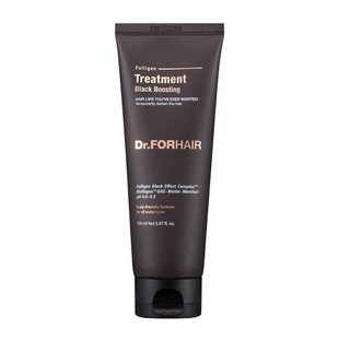 Бальзам-кондиционер для восстановления цвета седых волос Dr. FORHAIR Folligen Black Treatment 150 мл - основное фото