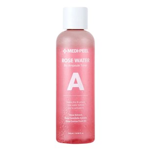 Двухфазный тонер для лица с экстрактом розы MEDI-PEEL Rose Water Bio Ampoule Toner 500 мл - основное фото