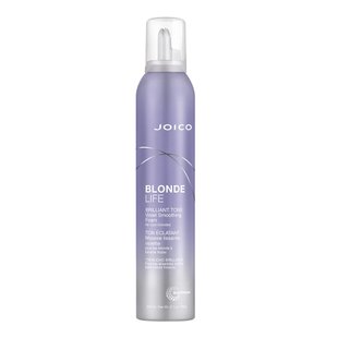 Разглаживающий фиолетовый мусс для блонда Joico Blonde Life Brilliant Tone Violet Smoothing Foam Styler 200 мл - основное фото