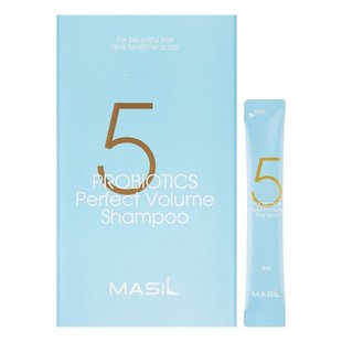 Шампунь для об'єму з пробіотиками Masil 5 Probiotics Perfect Volume Shampoo 20х8 мл - основне фото