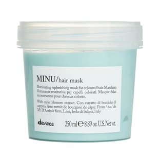 Відновлювальна маска для фарбованого волосся Davines Essential Haircare MINU Hair Mask 250 мл - основне фото