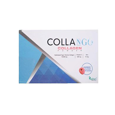 Колаген зі смаком малини CollaNgo Collagen Powder Raspberry Flavour 30х10,5 г - основне фото