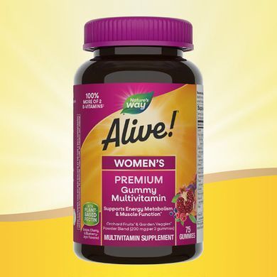 Мультивитаминный комплекс для женщин Natures Way Adult Women's Premium Gummy Multivitamin 75 шт - основное фото