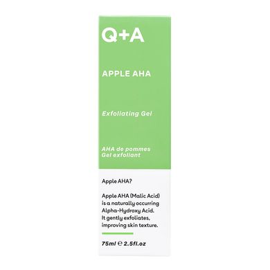 Отшелушивающий гель-пилинг для лица с кислотами Q+A Apple AHA Exfoliating Gel 75 мл - основное фото