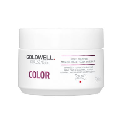 Зміцнювальна маска для тонкого фарбованого волосся Goldwell Dualsenses Color 60 Sec Treatment 200 мл - основне фото