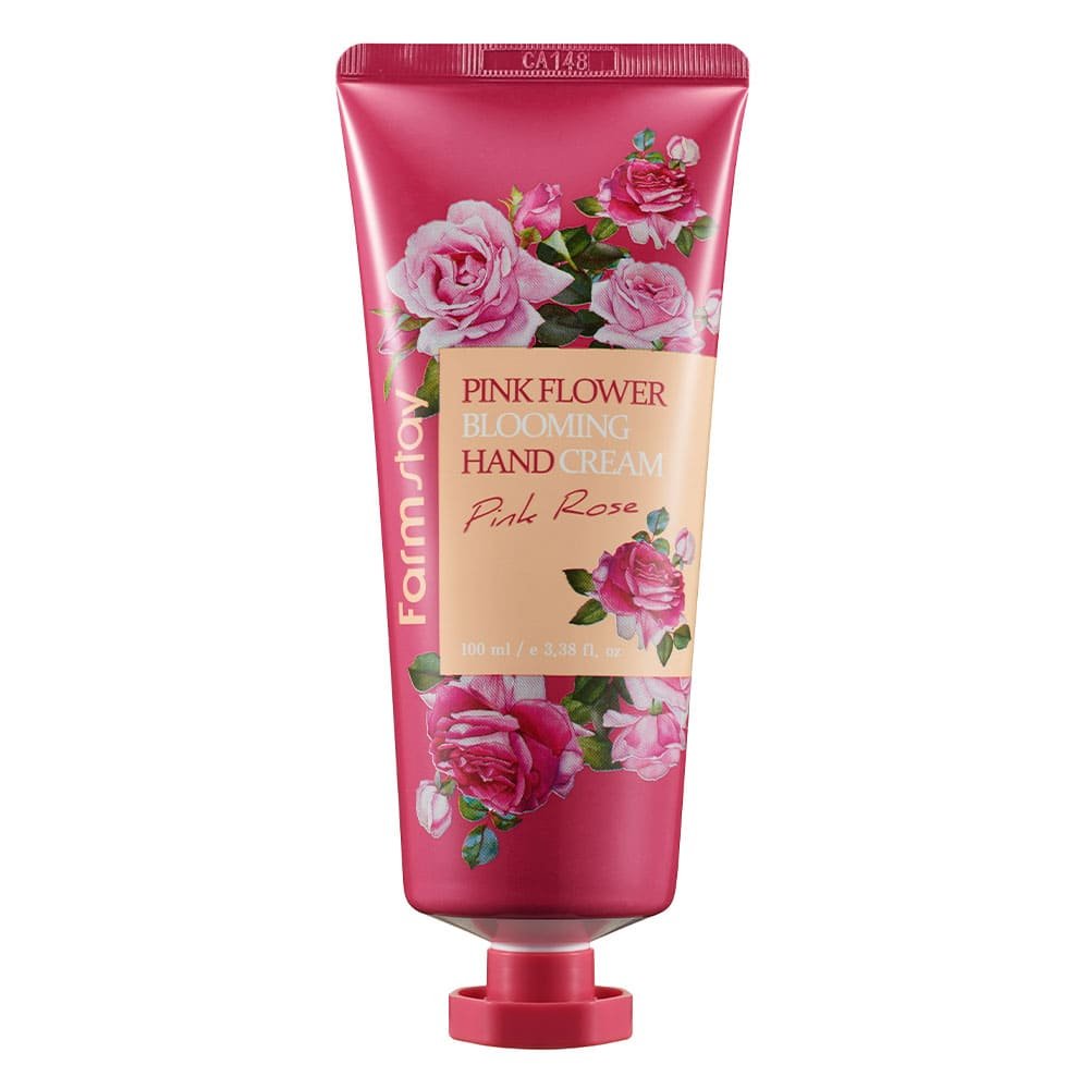 Крем для рук з екстрактом троянди Farmstay Pink Flower Blooming Hand Cream Pink Rose 100 мл - основне фото