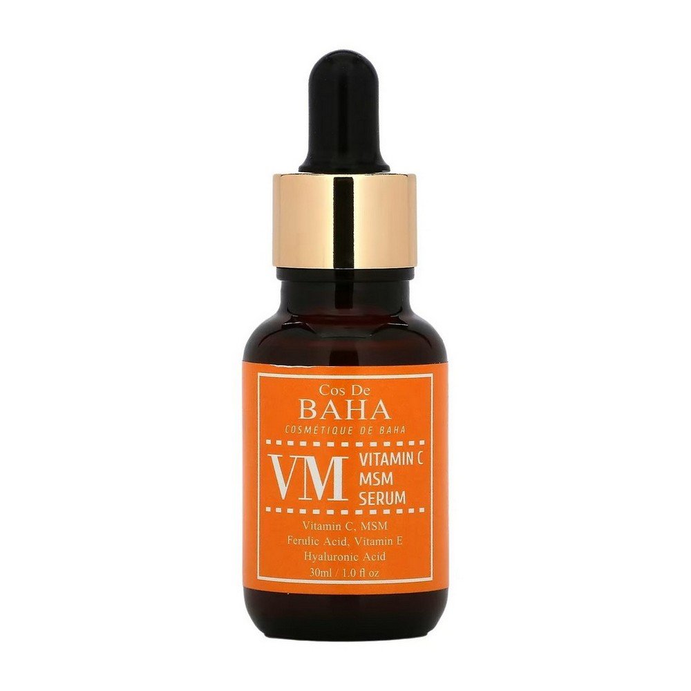 Сыворотка для лица с витамином С и феруловой кислотой Cos De Baha Vitamin C Facial Serum with MSM 30 мл - основное фото
