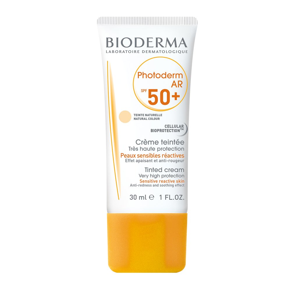 Тонирующий солнцезащитный крем для лица BIODERMA Photoderm AR Creme Teintee SPF 50+ 30 мл - основное фото