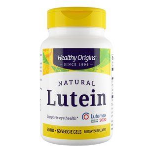 Лютеїн Healthy Origins Natural Lutein 20 mg 60 шт - основне фото