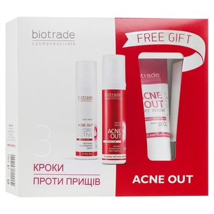 Набор 3 в 1 для жирной и проблемной кожи Biotrade Acne Out Kit - основное фото