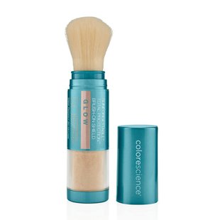 Солнцезащитная пудра с кистью «Золотое сияние» ColoreScience Sunforgettable Total Protection Brush-On Shield Glow SPF 50 4,3 г - основное фото